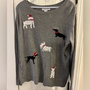 Christopher Banks gray Christmas sweater